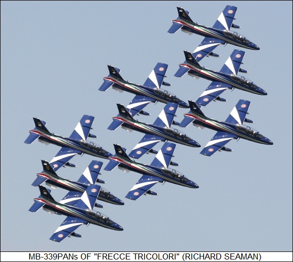 Aermacchi MB-339PANS of Frecce Tricolori