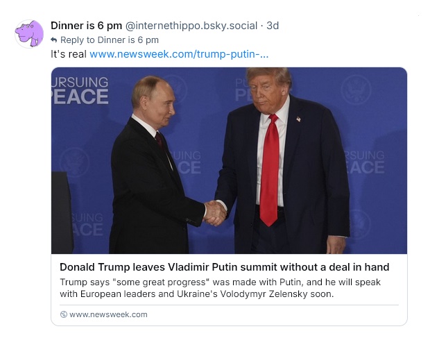 Putin uber Trump