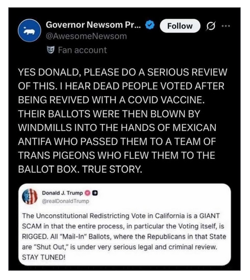 Newson smacks Trump
