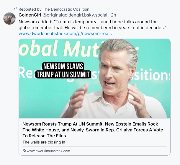 Newsom in Brazil