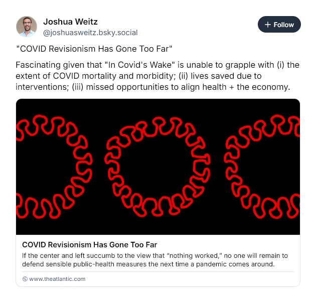 COVID revisionism