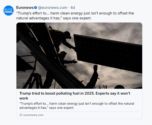 US renewables not dead