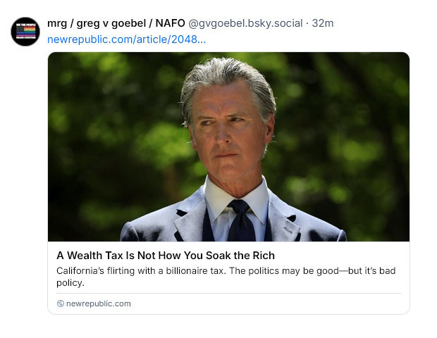 WEALTH TAXES?