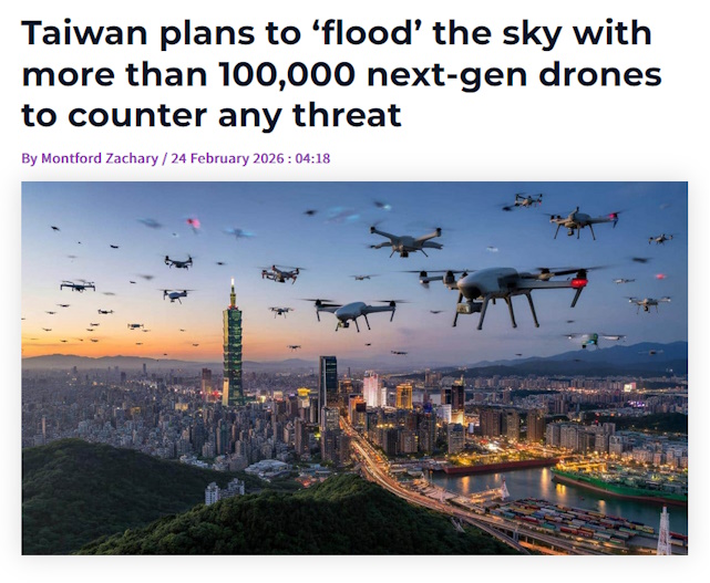 Taiwan drone network