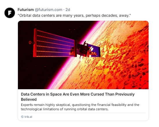 orbital data centers? 