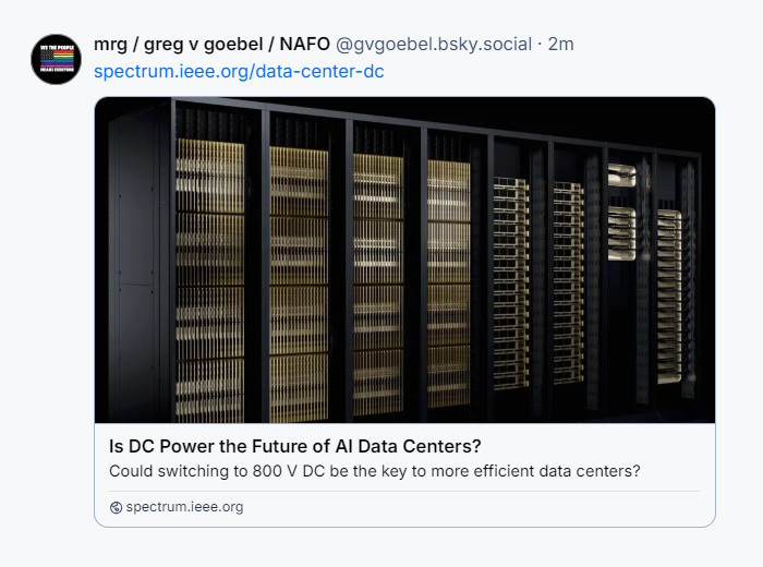 HVDC for AI data centers