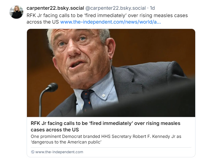 RFK JR sinking