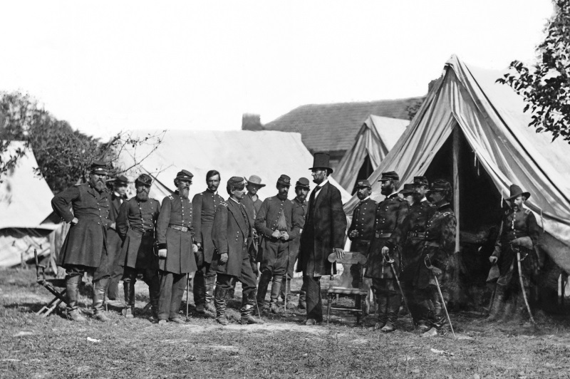 LINCOLN VISITS MCCLELLAN