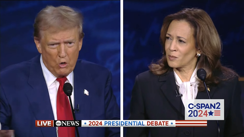 Kamala debates Trump